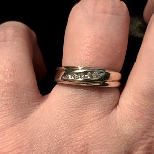 925 and diamond band